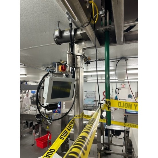 Full mezzanine to support Ishida multi-head weigh system